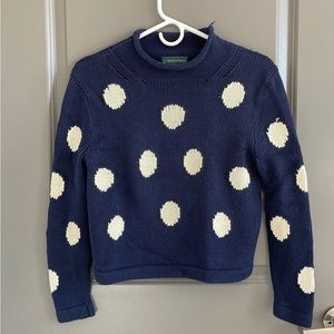 J. Crew Polka-Dot Sweater